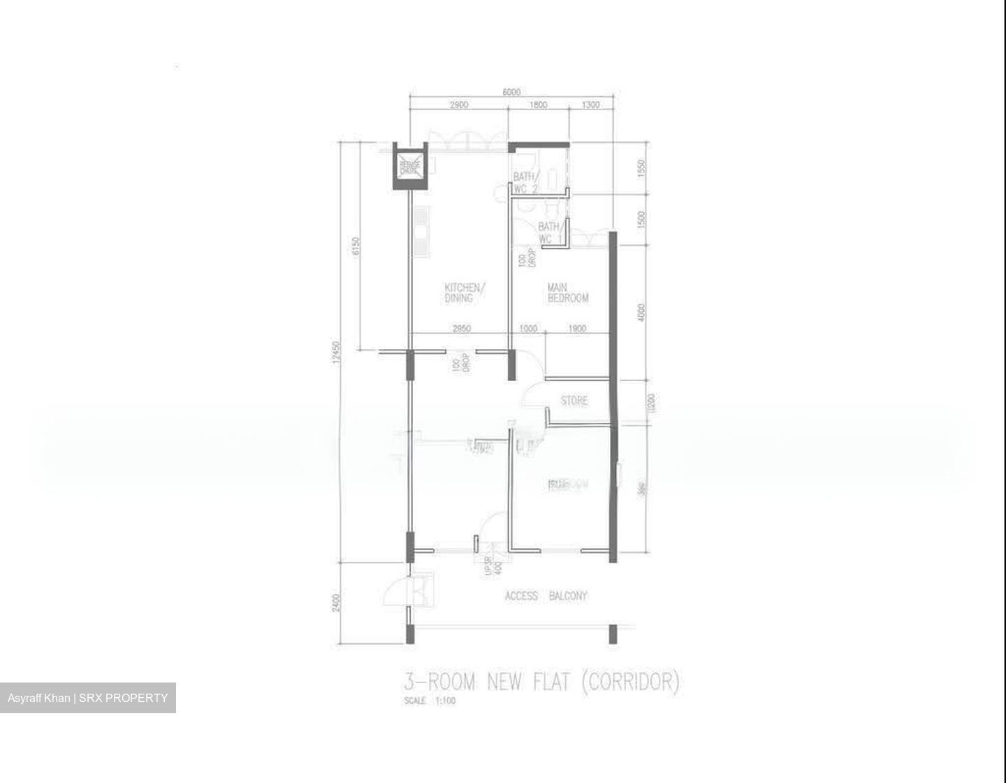 Blk 826 Tampines Street 81 (Tampines), HDB 3 Rooms #636440161